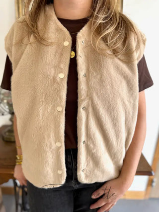 Gilet Nelly • Beige