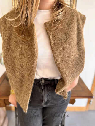Gilet Noélie • Chocolat