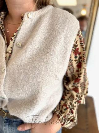 Gilet s/ manche Valentine • Beige TU