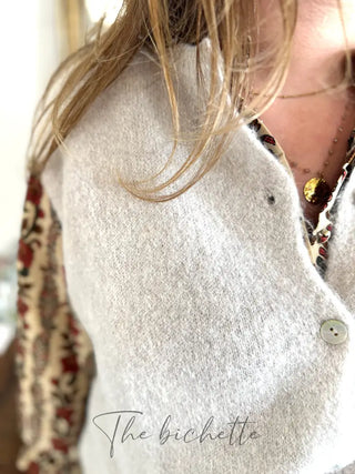 Gilet s/ manche Valentine • Beige TU