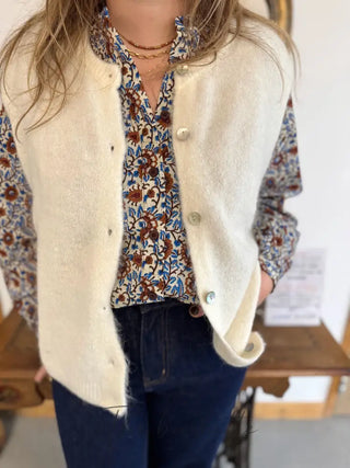 Gilet s/ manche Valentine • Blanc TU