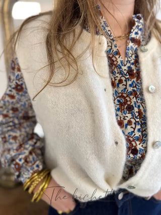 Gilet s/ manche Valentine • Blanc TU