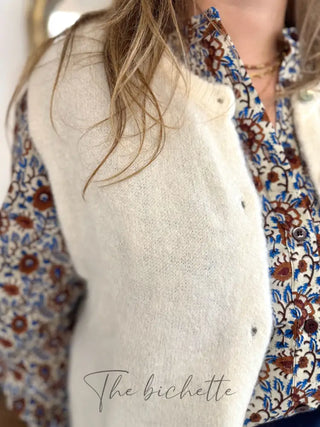 Gilet s/ manche Valentine • Blanc TU