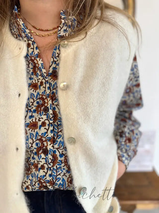 Gilet s/ manche Valentine • Blanc TU