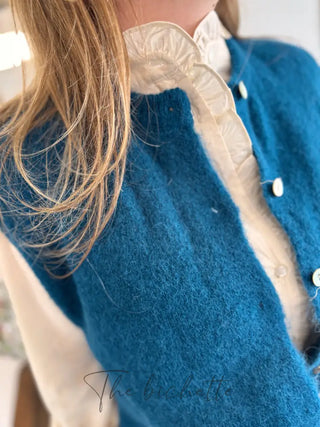 Gilet s/ manche Valentine • Bleu Canard TU