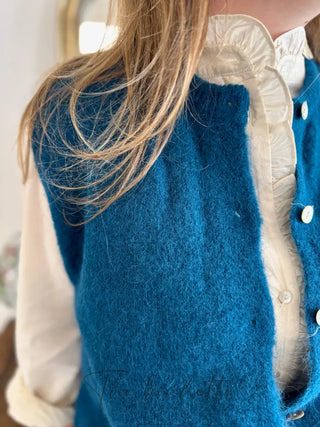 Gilet s/ manche Valentine • Bleu Canard TU