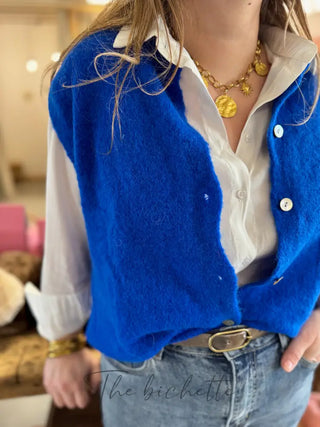 Gilet s/ manche Valentine • Bleu Roi TU