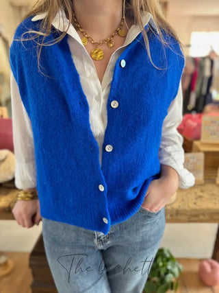 Gilet s/ manche Valentine • Bleu Roi TU