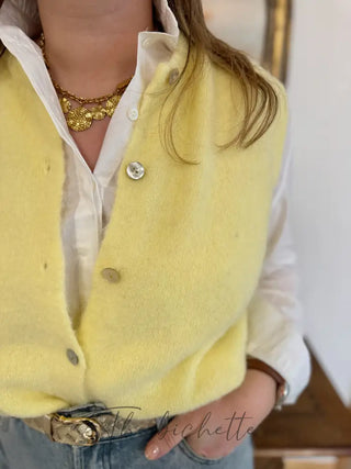 Gilet s/ manche Valentine • Jaune TU