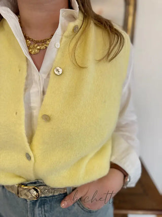 Gilet s/ manche Valentine • Jaune TU