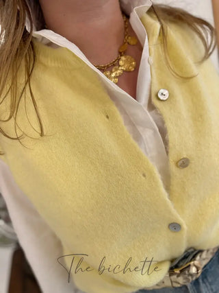 Gilet s/ manche Valentine • Jaune TU