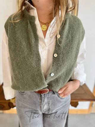 Gilet s/ manche Valentine • Kaki TU