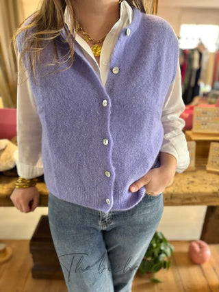 Gilet s/ manche Valentine • Lilas TU