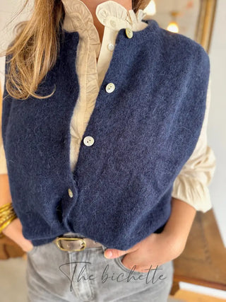 Gilet s/ manche Valentine • Marine TU