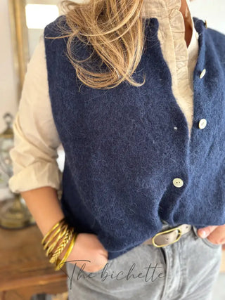 Gilet s/ manche Valentine • Marine TU