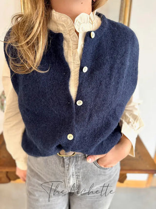 Gilet s/ manche Valentine • Marine TU