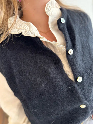 Gilet s/ manche Valentine • Noir TU