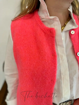 Gilet s/ manche Valentine • Orange corail TU