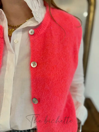 Gilet s/ manche Valentine • Orange corail TU