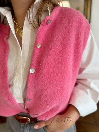Gilet s/ manche Valentine • Rose TU