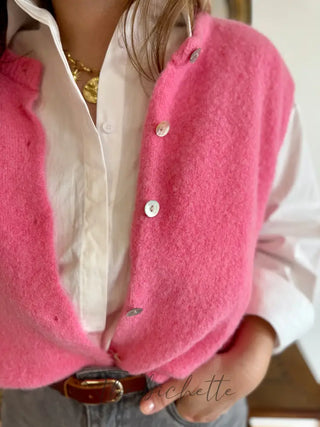 Gilet s/ manche Valentine • Rose TU