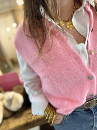 Gilet s/ manche Valentine • Rose TU