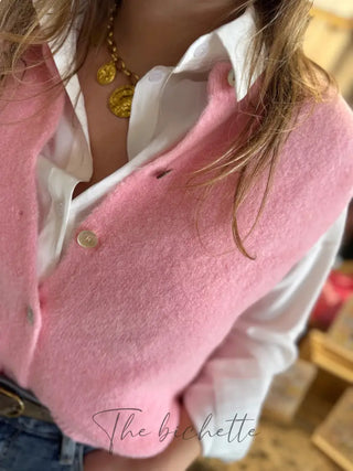 Gilet s/ manche Valentine • Rose TU