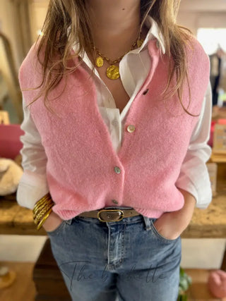 Gilet s/ manche Valentine • Rose TU