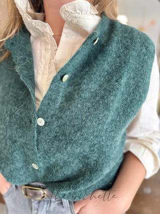 Gilet s/ manche Valentine • Vert Forêt TU