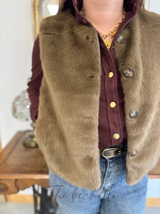 Gilet s/manches Gabriel • Taupe