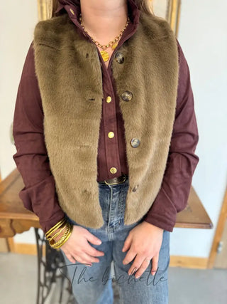 Gilet s/manches Gabriel • Taupe