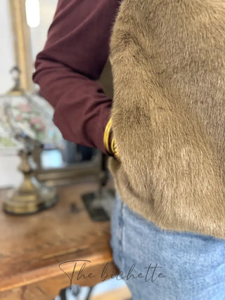 Gilet s/manches Gabriel • Taupe