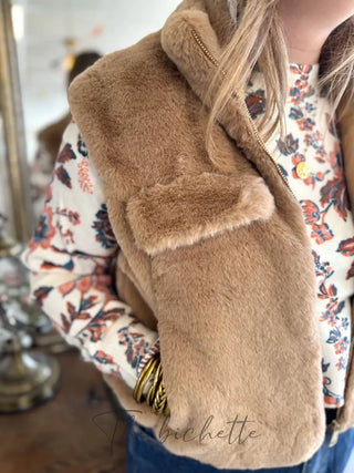 Gilet s/manches Norah • Camel TU
