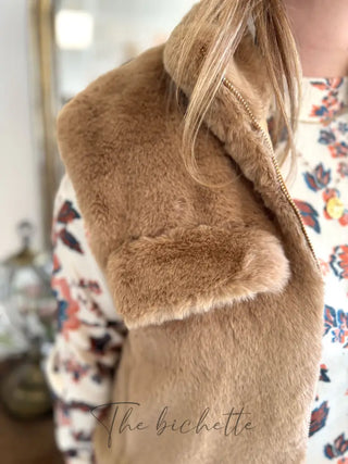 Gilet s/manches Norah • Camel TU