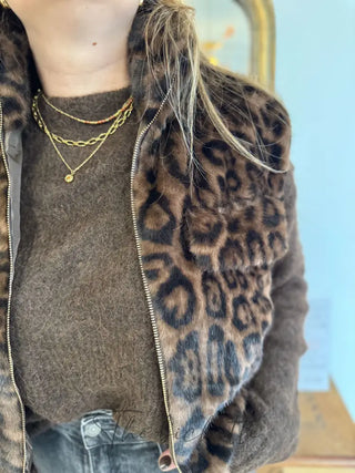 Gilet s/manches Norah • Léopard TU