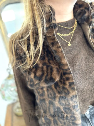 Gilet s/manches Norah • Léopard TU