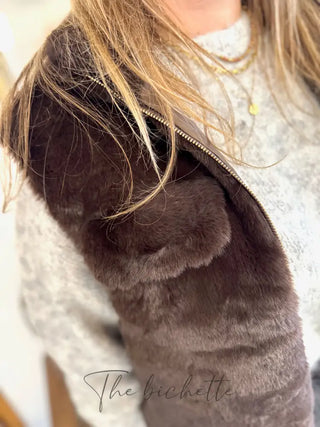 Gilet s/manches Norah • Marron TU