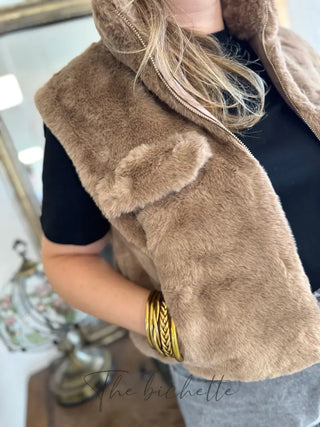 Gilet s/manches Norah • Taupe TU