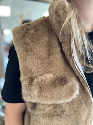 Gilet s/manches Norah • Taupe TU