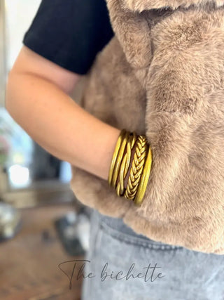 Gilet s/manches Norah • Taupe TU