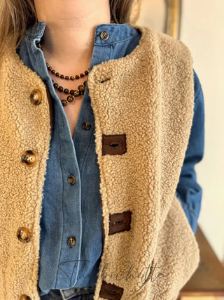 Gilet s/manches réversible Chloé