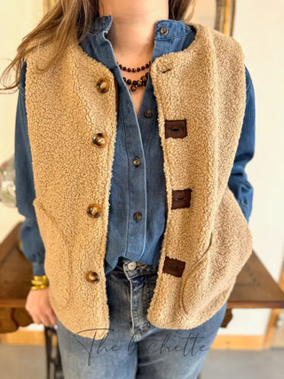 Gilet s/manches réversible Chloé