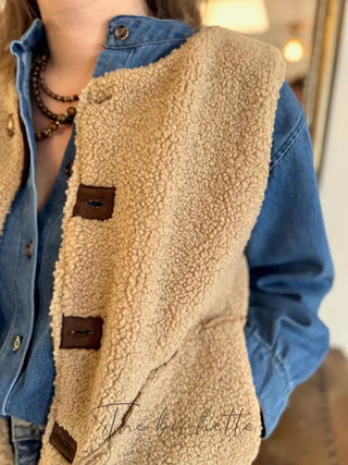 Gilet s/manches réversible Chloé