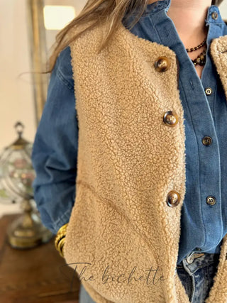 Gilet s/manches réversible Chloé