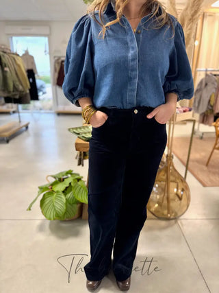 Jean Ava • Velours Marine