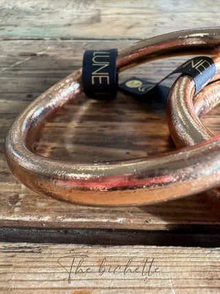 Jonc bouddhiste Traditionnel 8mm Jonc Or rosé