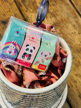 SET OF 3 SCENTED ERASERS YUMMY YUMMY MULTIDESIGN