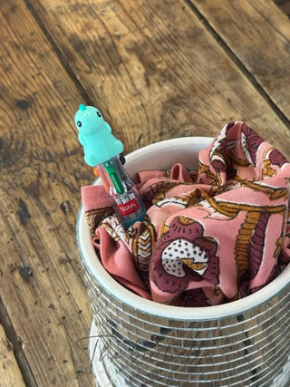 MINI 4 COLOUR BALLPOINT PEN MINI MAGIC RAINBOW DINO