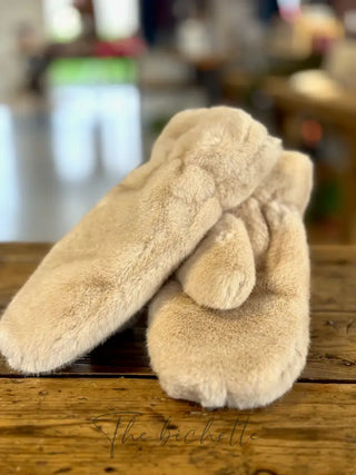 Moufles Moumoute • Beige