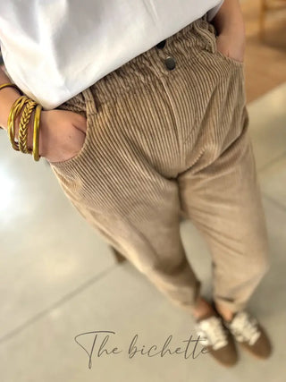 Pantalon Octavie • Camel